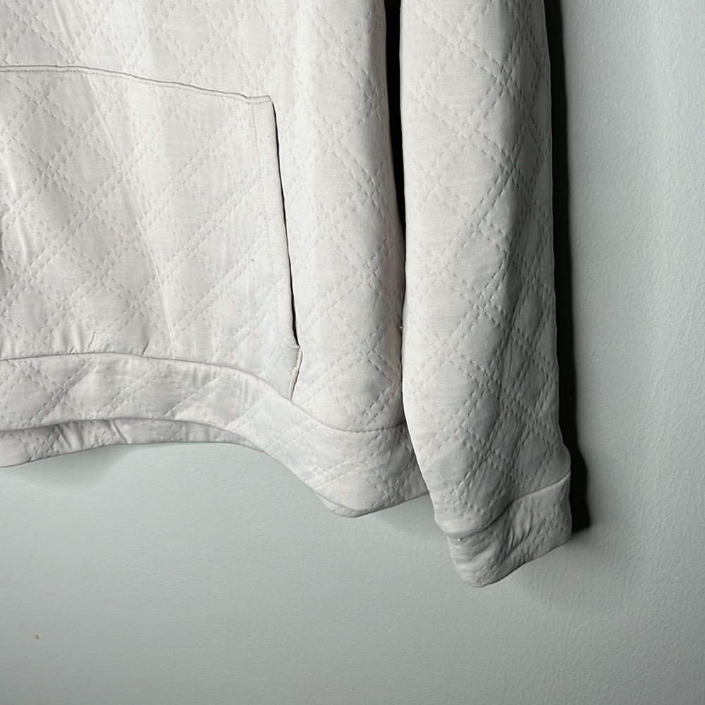 Women’s XL Cream Pink Oversized Hoodie - Picture 4 of 5